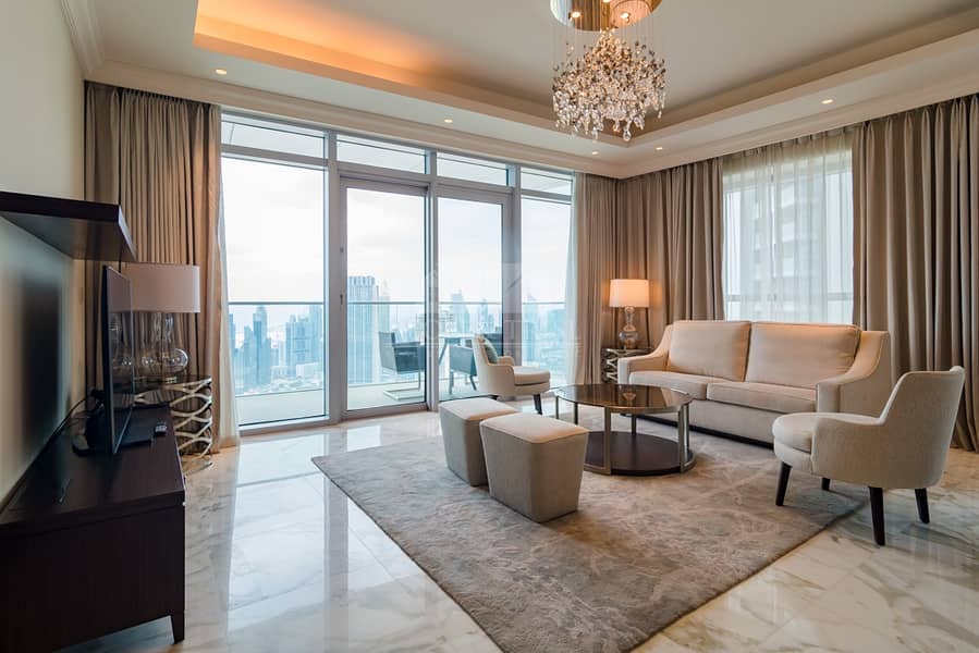 18 3 Bedroom with Burj Khalifa View | High Floor