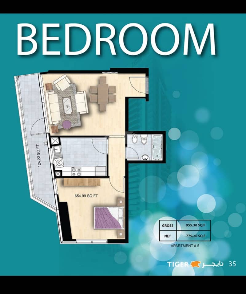 11 Spacious 1 Bedroom Hall Apartment at Al Barsha South