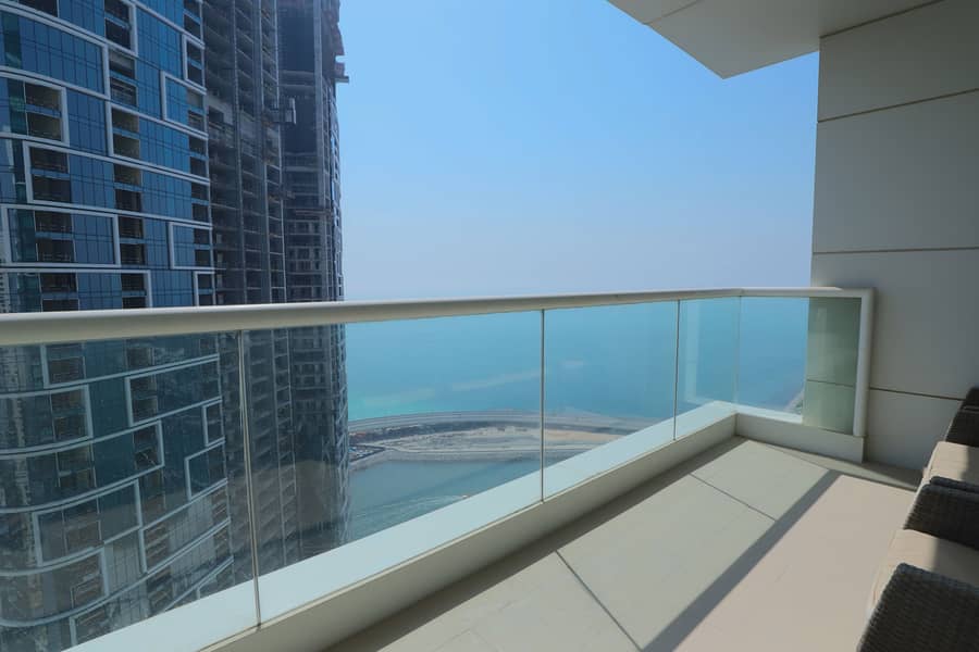 Stunning Sea View |High Floor |Rented |Unfurnished