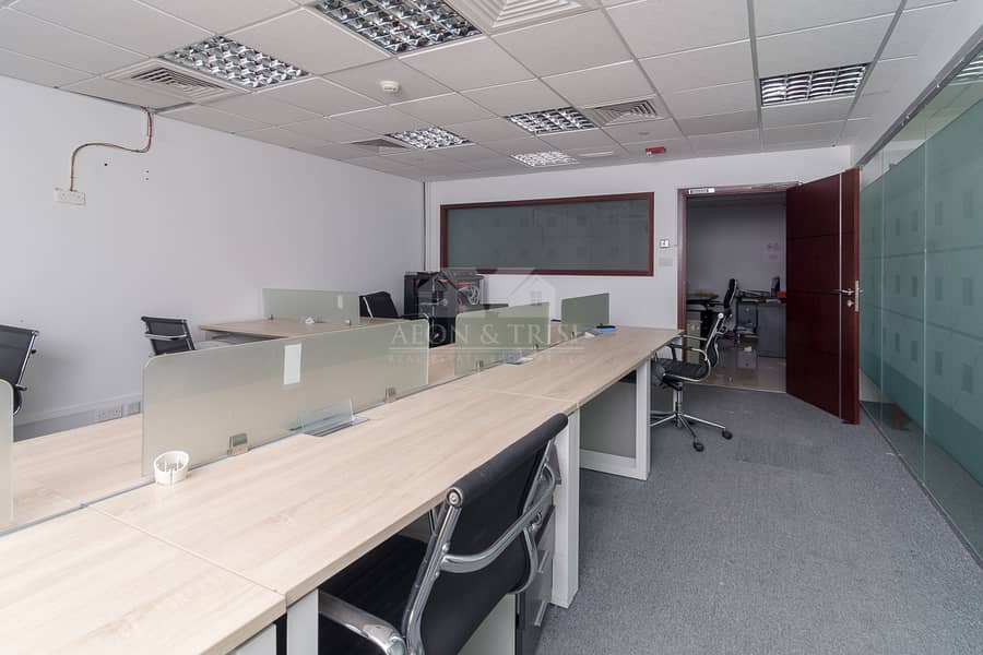 5 Fitted and Furnished Office with Lake View