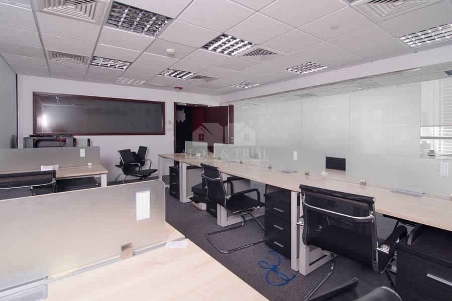 8 Fitted and Furnished Office with Lake View