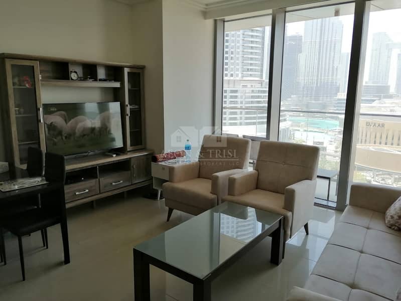 4 Fountain and Burj Khalifa View | 1 Bed Furnished