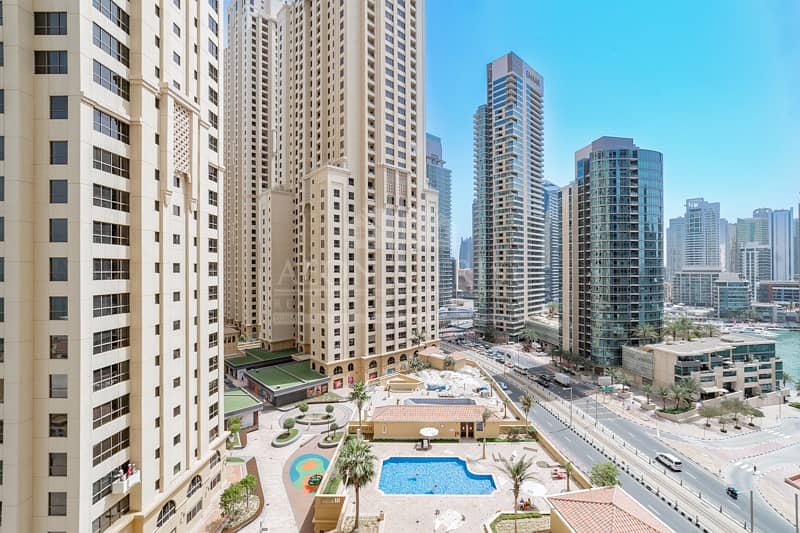 JBR Rimal Full window 1 Bed | Bright open view