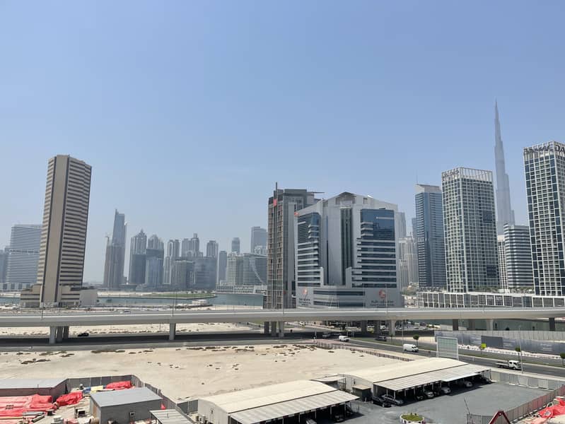 Burj khalifa view |up to 4 chqs |Studio + balcony