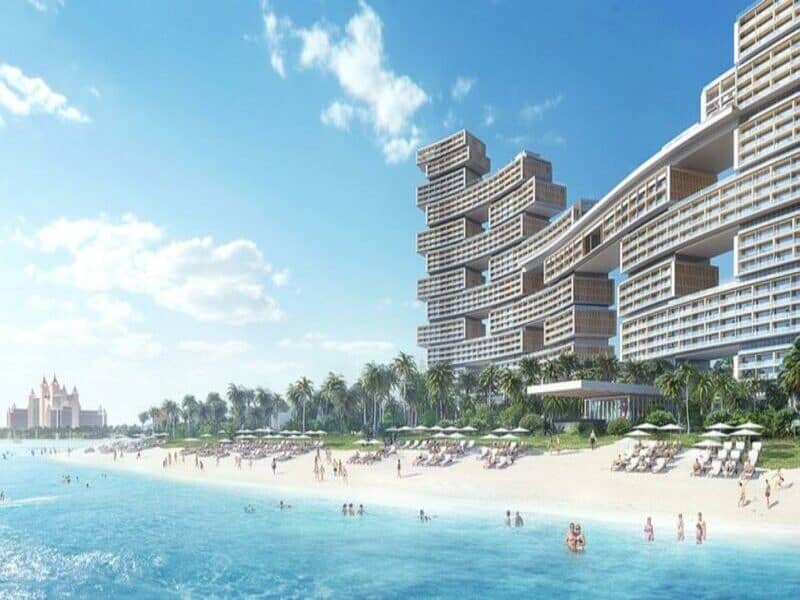 位于朱美拉棕榈岛，新月城，亚特兰蒂斯皇家度假酒店及公寓 4 卧室的联排别墅 65000000 AED - 6072110