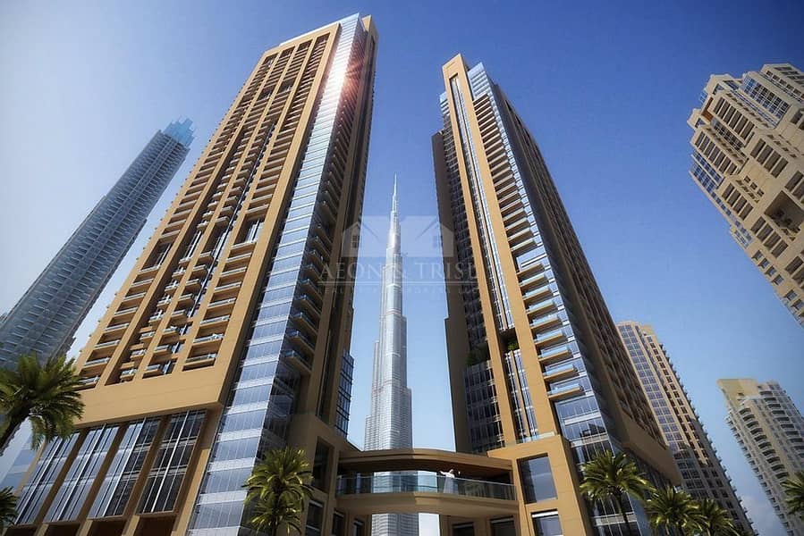 In the Heart of Downtown  | High ROI 2 Bed Act One Act Two Emaar