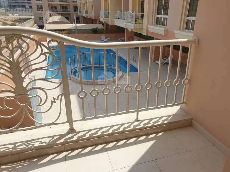 2 Pool view | Spacious 1 bed with Storage | Ground
