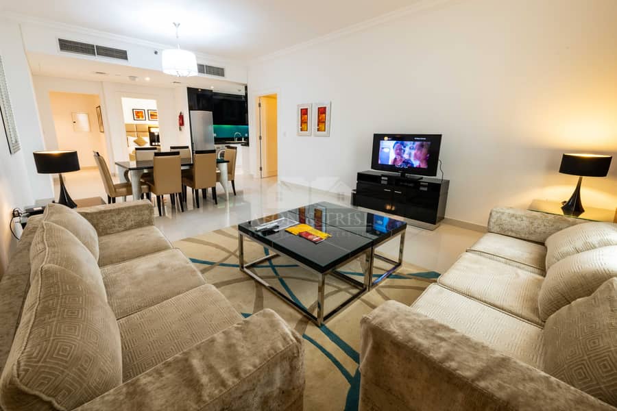 3 Fully Furnished 2 Beds | Elegant Apartment | Capital Bay