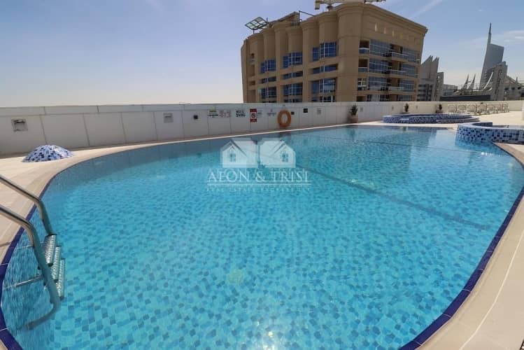 10 Sale 1 Bedroom biggest with Marina viewing// Semi - Furnished with a balcony and a store room