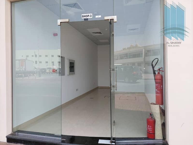 6 Good size shop with spacious footpath  in New building in good location in Hor Al Anz