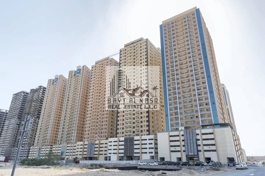 Spacious two bedroom hall apartment for sale in Paradise lake tower B9 Emirates City
