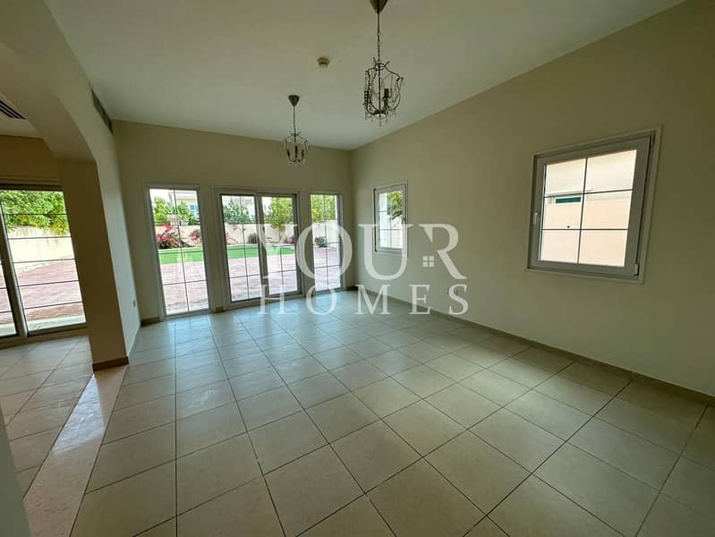 Spacious 2Bed+Maid Villa | Extended Living Room