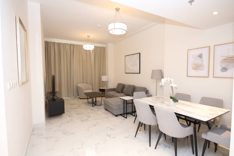 NICE LAYOUT  FULLY FURNISHED 2BED APARTMENT