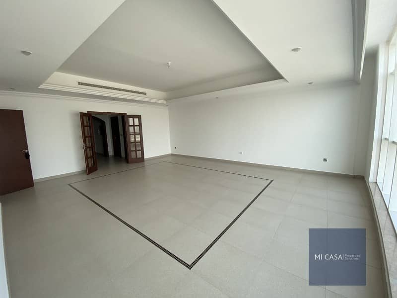 7 Sea view 3BR apartment! | Maid's room and balcony