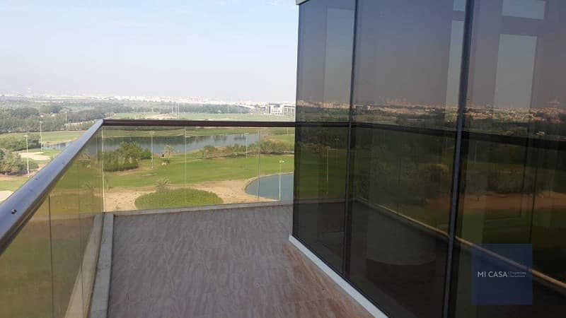 2 Full golf course view | Balcony & maid's room