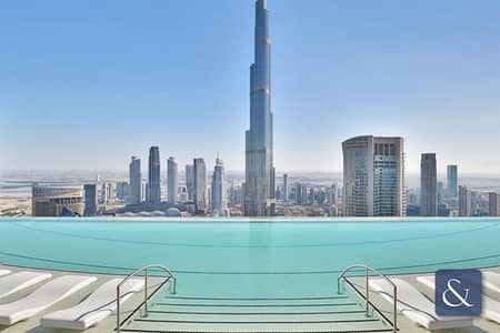 2 Bedroom Flat for Rent in Downtown Dubai, Dubai - High Floor | Sea Views | Bills Included