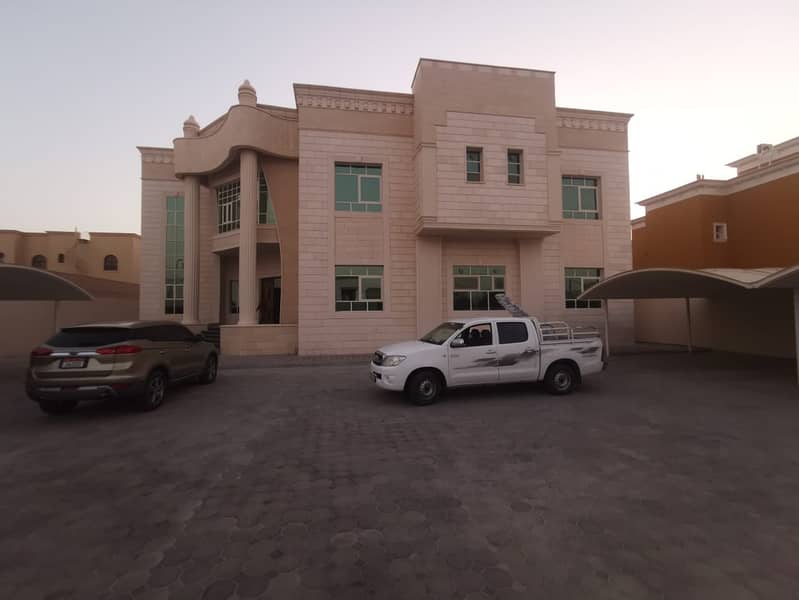 For sale villa in Shakhbout city, very sophisticated finishing, close to all services