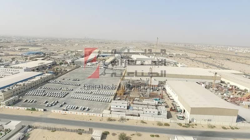 6 Fully Developed Industrial Plots to Own only 80 AED/sq/ft
