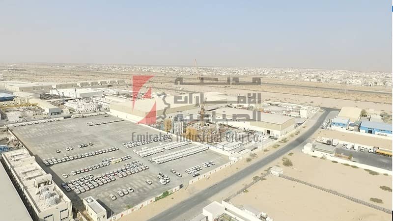 7 Fully Developed Industrial Plots to Own only 80 AED/sq/ft