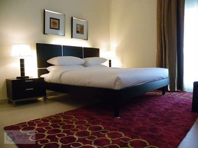 1 Bedroom Hotel Apartment for Rent in Barsha Heights (Tecom), Dubai - KING BED ROOM