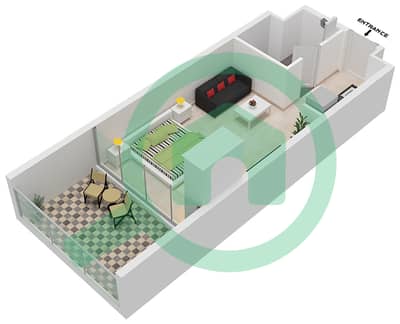 Tria - Studio Apartment Type A Floor plan