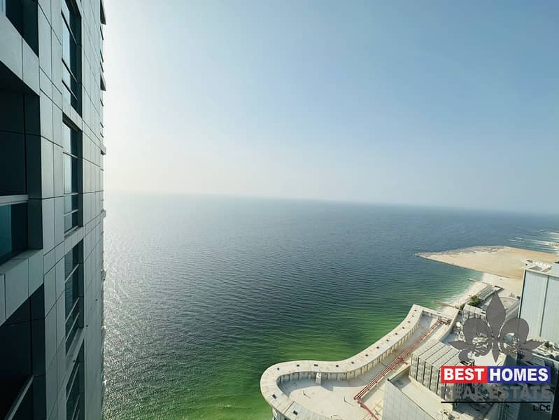 Full Sea & City View 2 BHK Apartment For Sale In Corniche Tower,Ajman