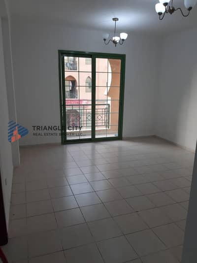 One Bed Room Hall with balcony for  rent in Morocco Cluster International city