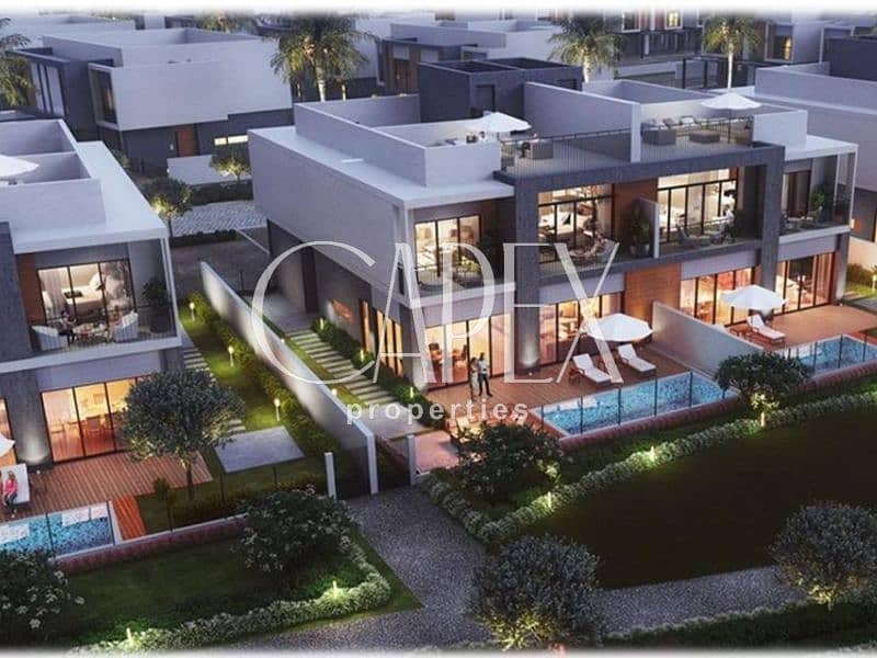 位于迪拜南部街区，居住区，脉动住宅区，脉动海滨小区 3 卧室的别墅 2350000 AED - 7691957