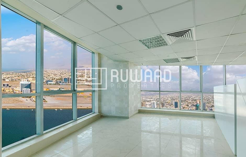 Amazing Sea View Office for Rent in Julphar Towers, Ras Al Khaimah