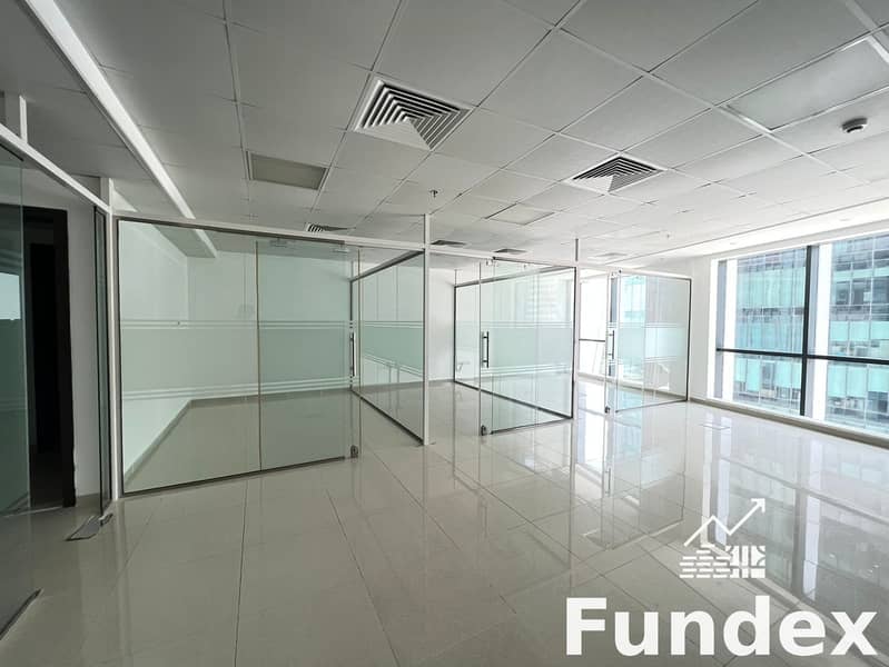 Fitted w/ Glass Partition | Unfurnished