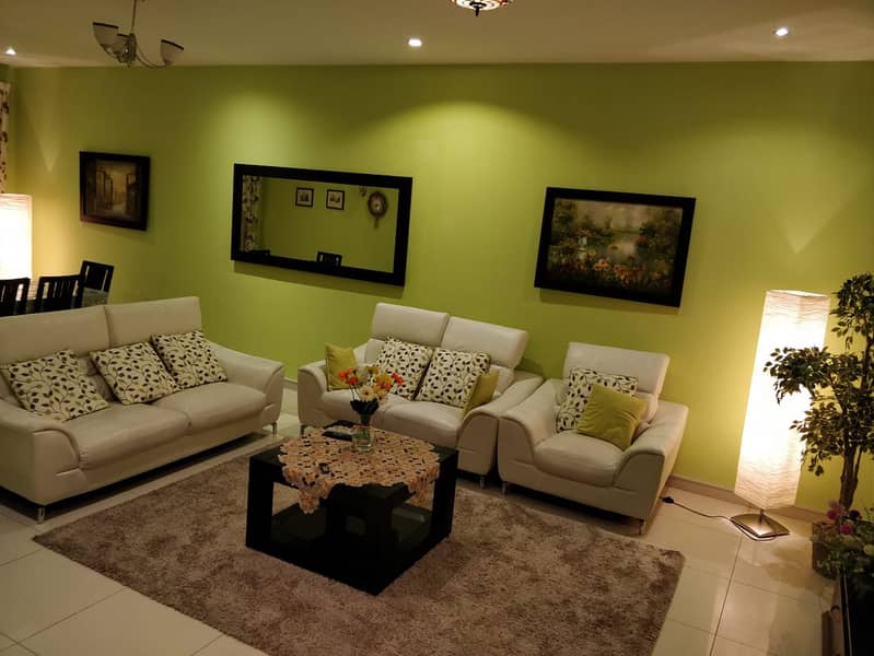 Fully Furnished | 3 Brm Plus Maids Room | Ground Floor