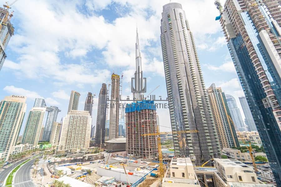 5 High End Finishing | 2 Bed With Burj View |Chiller Free