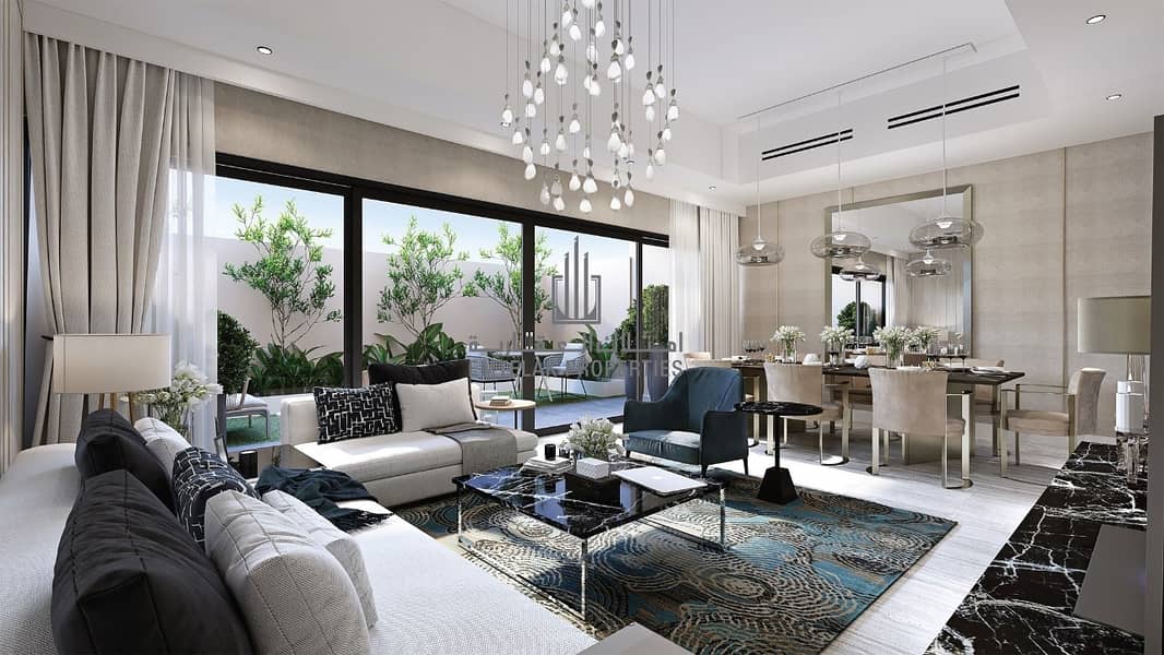 5 Best Price villa in Meydan view Burj Khalifa  100k down payment