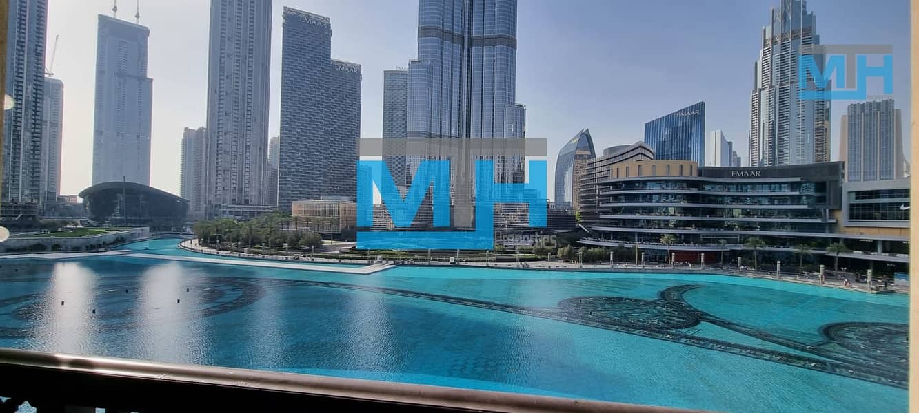 Fully burj and fountain view | vacant | spacious