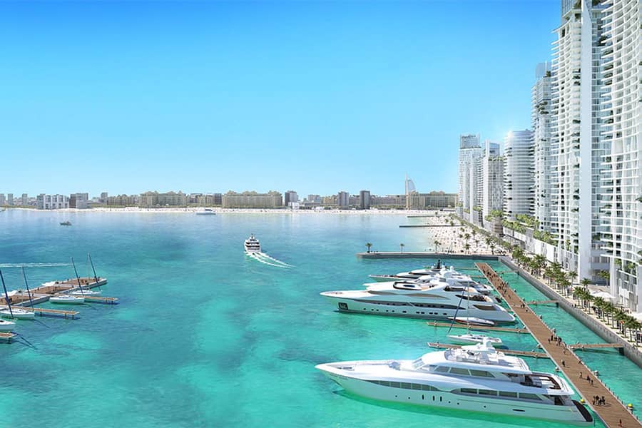 位于迪拜港，艾玛尔海滨社区，皇宫海滩公寓，Palace Beach Residence Tower 2 2 卧室的公寓 5100000 AED - 6977776