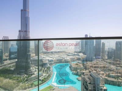 3 Bedroom Flat for Rent in Downtown Dubai, Dubai - Burj and Fountain View | High Floor |Ready to Move