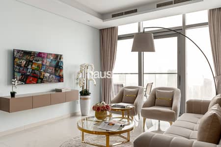 شقة 2 غرفة نوم للايجار في الخليج التجاري، دبي - شقة في داماك باراماونت تاور فندق (ميدتاون) و ريزيدنسز،الخليج التجاري 2 غرف 15000 درهم - 7817016