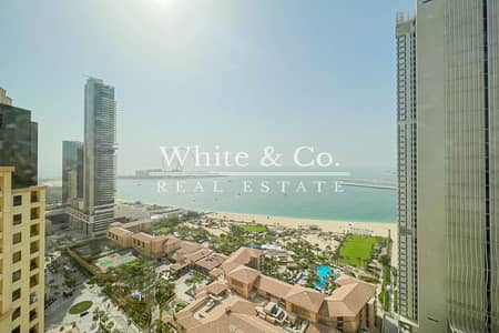 2 Bedroom Flat for Rent in Jumeirah Beach Residence (JBR), Dubai - Full sea view | Bright | Spacious 2 Beds
