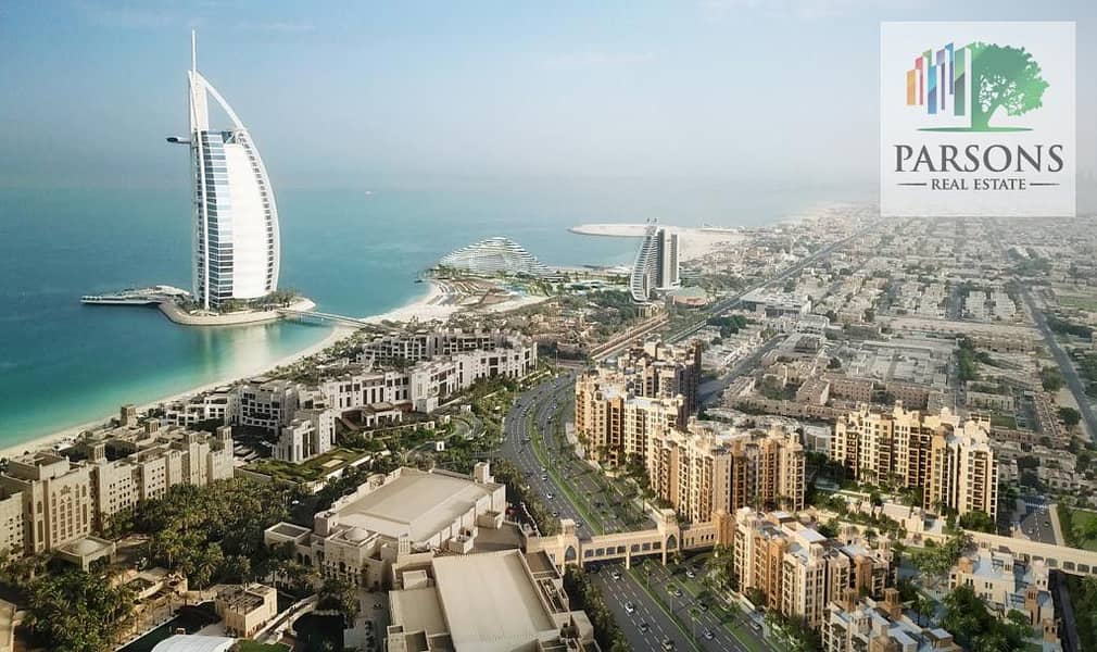 6 Own an Apartment  in Madinat Jumeirah with the view of Burj Al Arab.  Booking amount 5% - 65k
