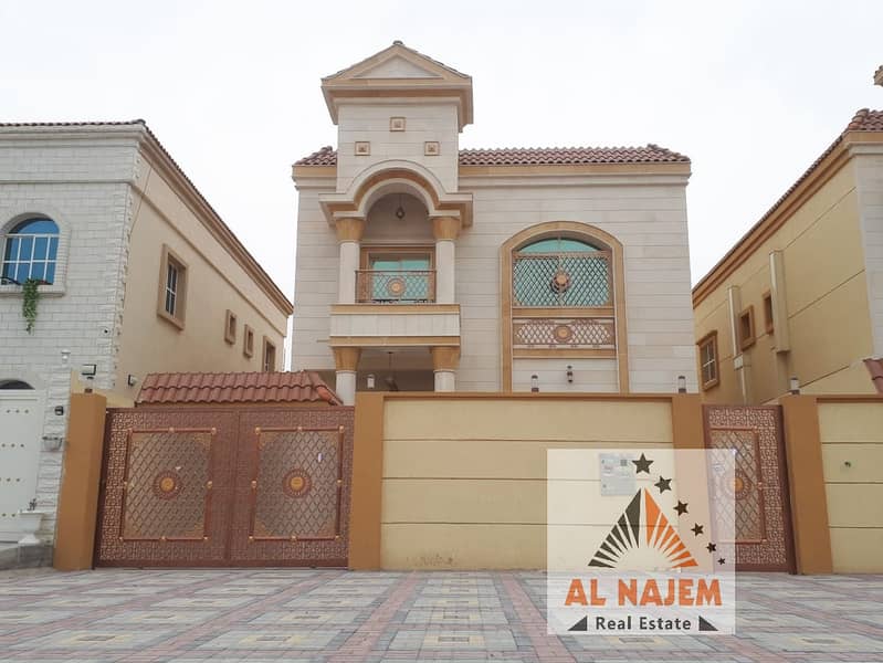 Wonderful design villa suitable space,  close to all services for sale in Al Muwaihat3 (Ajman)