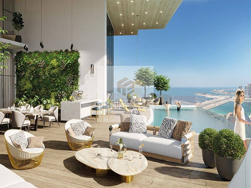 شقة في برج كافالي،دبي مارينا 2 غرف 3400000 درهم - 6190869