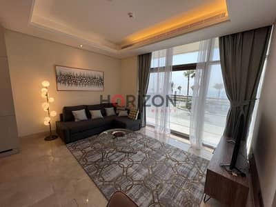 2 Bedroom Apartment for Rent in Palm Jumeirah, Dubai - Private Beach | Fully Furnished | Sea View