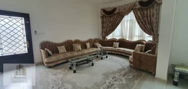 For sale, a villa in the Emirate of Sharjah, Al Rahmaniyah area, 3 floors, a large area, 23,000 square feet, on Qar Street