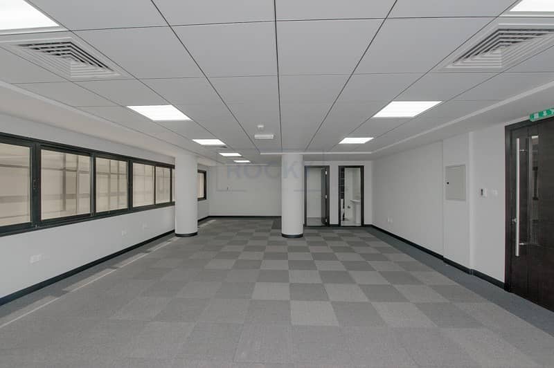 765 sq.ft. Office | Carpet Flooring | Pantry | Parking | Al Karama