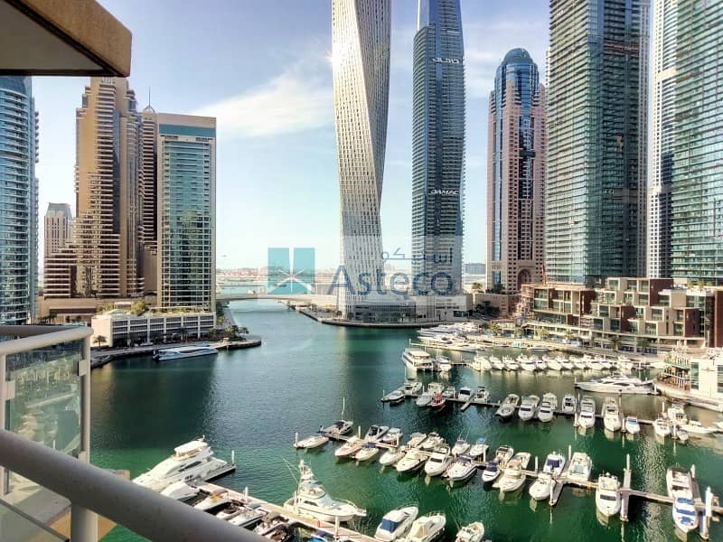 Full marina view 3BR+maid next to Damac metro