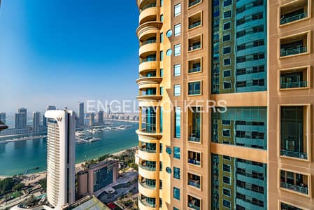 1 Bedroom Apartment for Sale in Dubai Marina, Dubai - Partial Sea view l Spacious layout l Rented