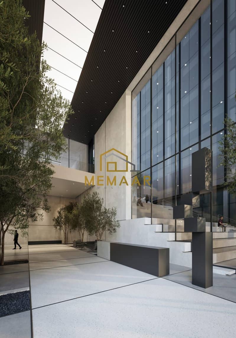 Luxurious offices in the most luxurious complex in Sharjah - Guaranteed annual return of 8% for 10 years - No commission directly from the developer -