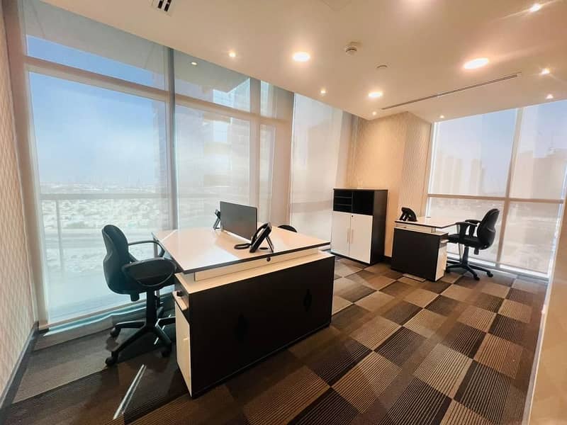 Fully Furnished Office | Ready to move in| Dmcc license
