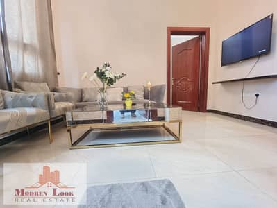 1 Bedroom Apartment for Rent in Khalifa City, Abu Dhabi - Brand New Luxury Fully Furnished 1 Bedroom With Sep/Kitchen Glass Shower Washroom On Prime Location KCA