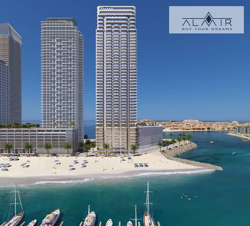 位于迪拜港，艾玛尔海滨社区，Address海滩之门公寓小区 1 卧室的公寓 3500000 AED - 6957591